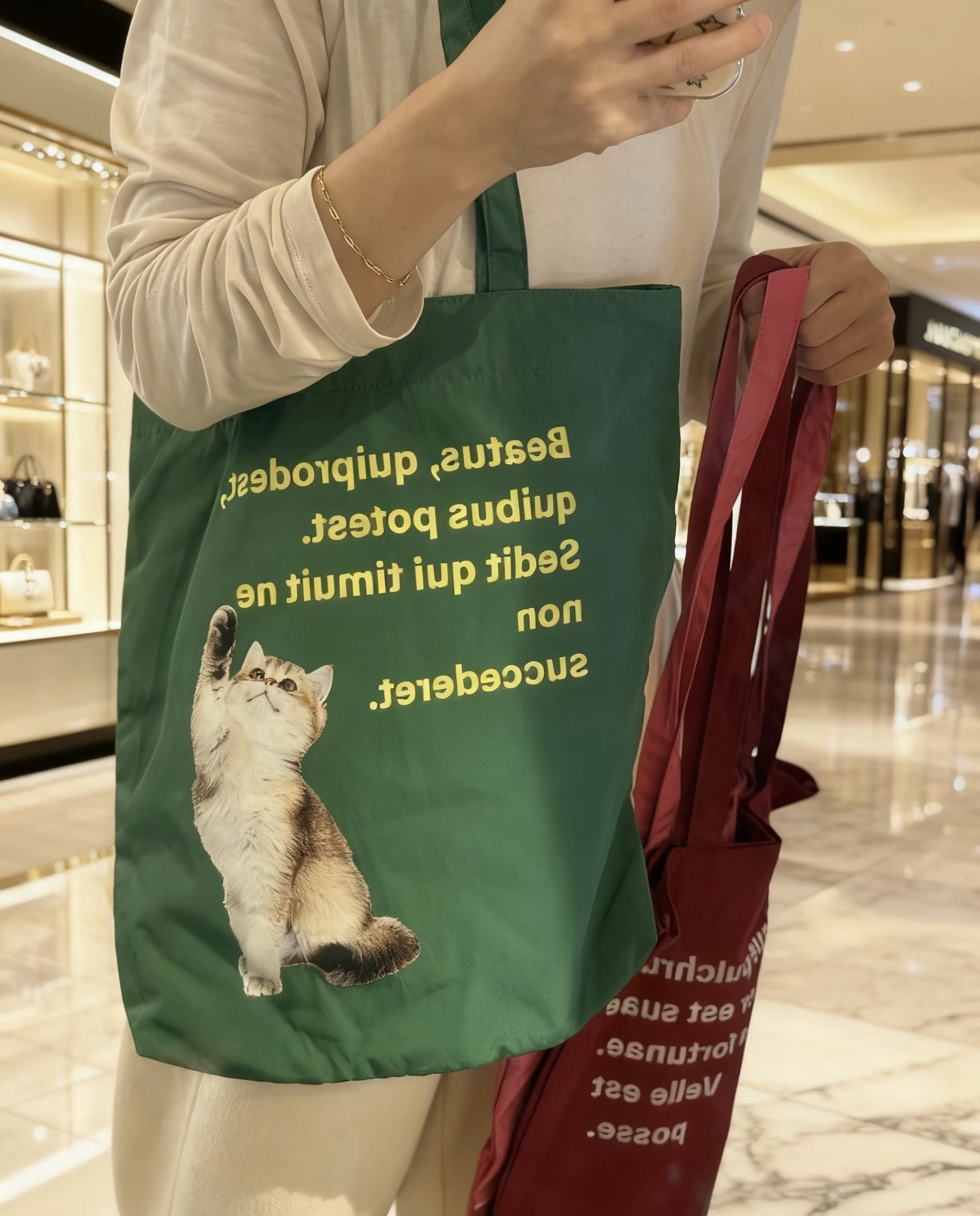 日单萌宠系 棉柔单肩包吸扣款