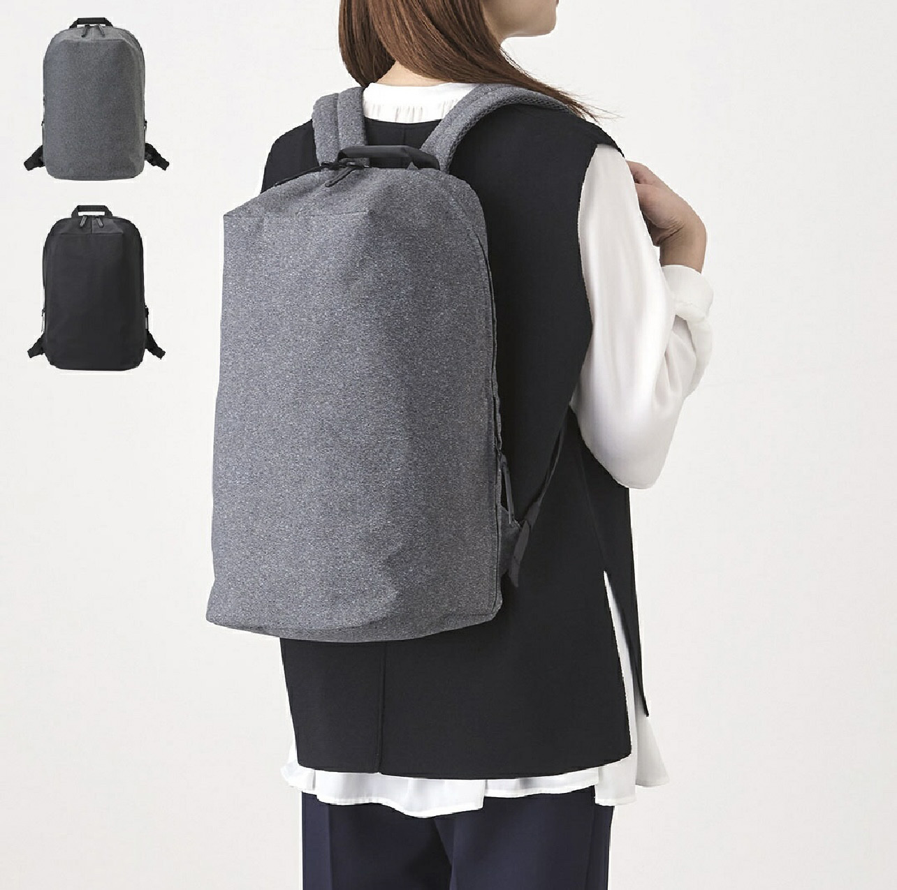 超值日单简约防泼水尼龙背包 双肩包 配备防水拉链 背面透气加厚