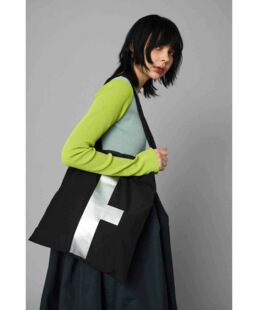 超赞轻奢感 正反面印花 日系简约设计感单肩轻薄托特包