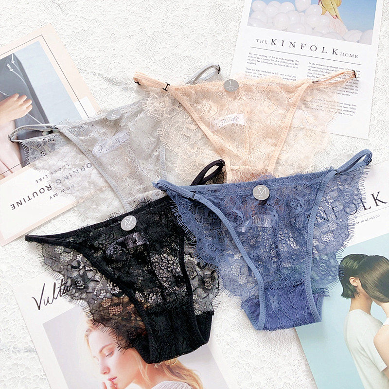 欧风北欧风性感情趣镂空睫毛全蕾丝透气纯色诱惑女士低腰三角内裤,女士内衣/男士内衣/家居服,女三角裤,淘宝优惠券,粉丝福利购,淘宝优惠卷