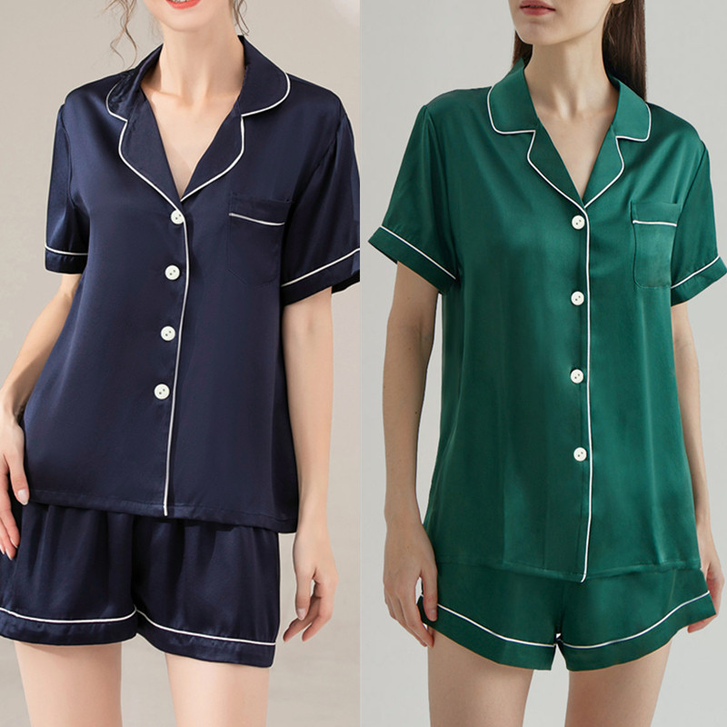 天丝凉爽丝滑柔顺女士家居服套装