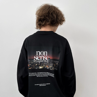 25FW BUllSHITLAB 基础系列 加州日落 NOSD 康丽直喷长袖