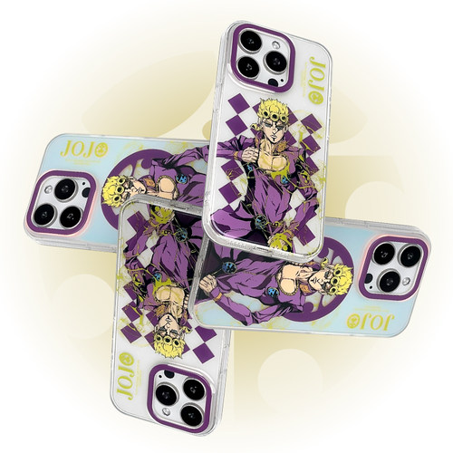JOJO的奇妙冒险适用苹果16promax手机壳新款外壳个性潮流磁吸15动漫二次元周边乔鲁诺手机保护套14原创意