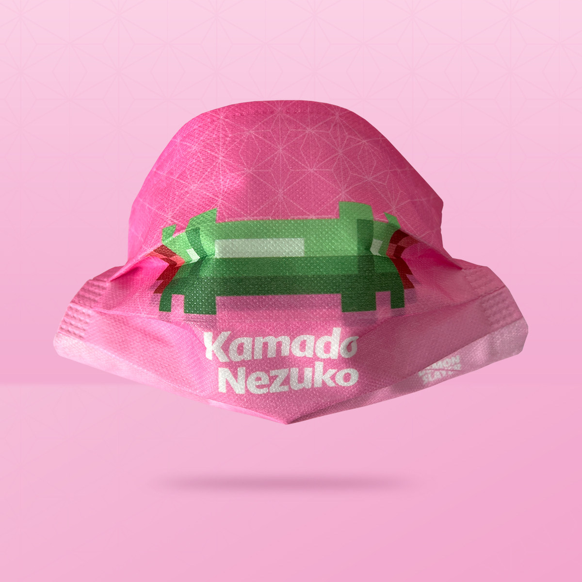 smtm原创一次性口罩鬼灭之刃周边祢豆子动漫二次元卡通粉色高颜值