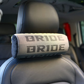 圆柱形BRIDE改装 礼品记忆棉JDM 汽车赛车座椅头枕护颈枕头创意个性