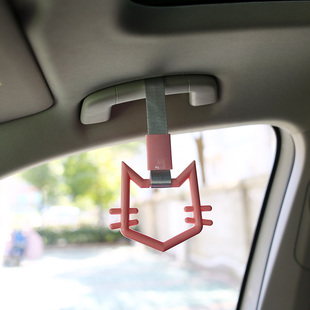 NEKO招财猫日本JDM汽车装 车尾车内TSURIKAWA公交电 饰拉环拉手改装