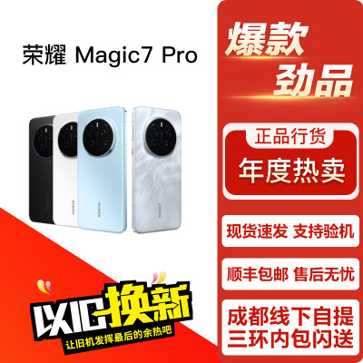 honor/荣耀 Magic7 Pro 时尚影像旗舰游戏电竞曲面屏双卡5G手机