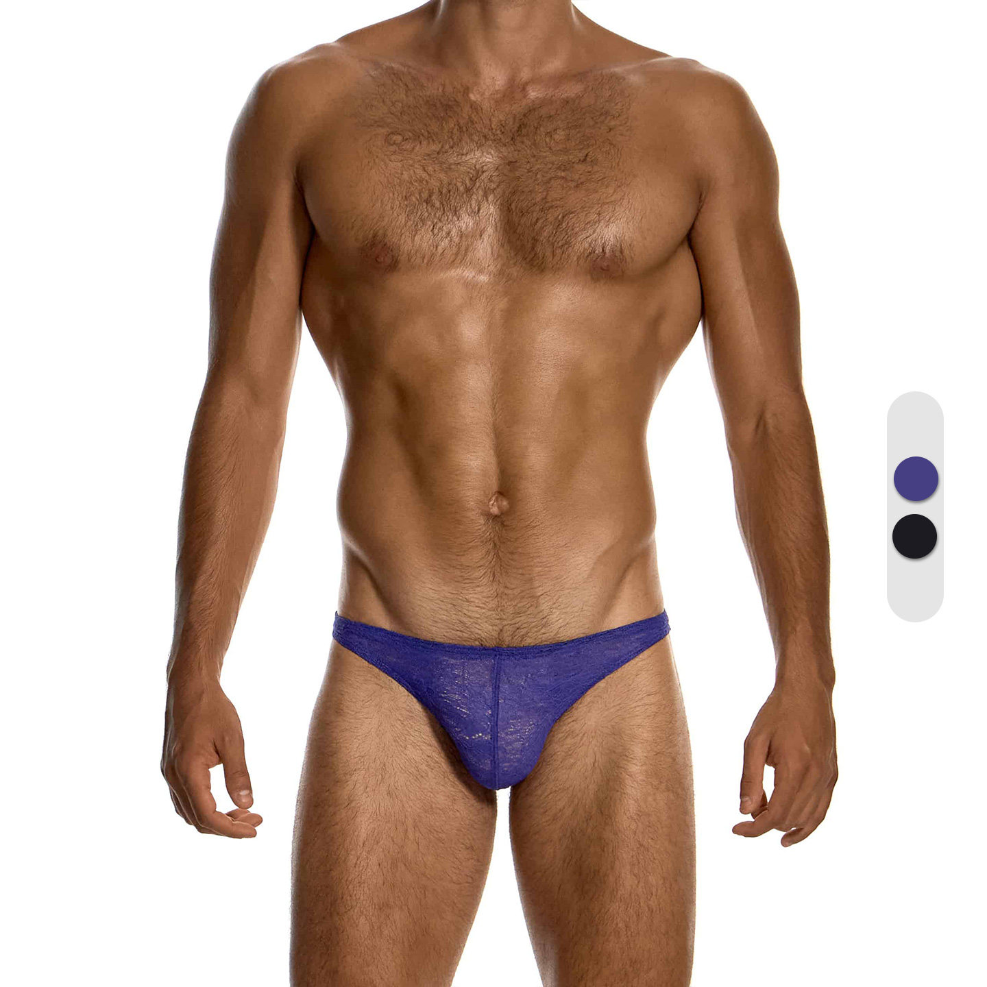 希腊ModusVivendi 性感蕾丝透视男士三角内裤简约低腰囊袋 28614