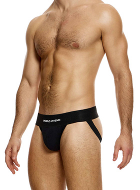 MODUS VIVENDI 复古性感男士双丁内裤螺纹棉高弹透气U凸囊袋07114