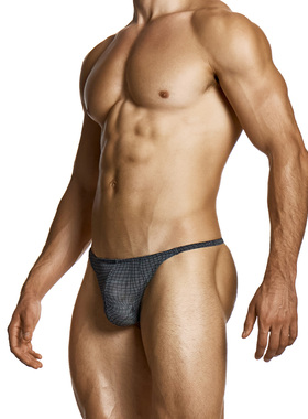 Modus Vivendi性感双层纱网男士丁字裤超薄高弹立体囊袋低腰26511