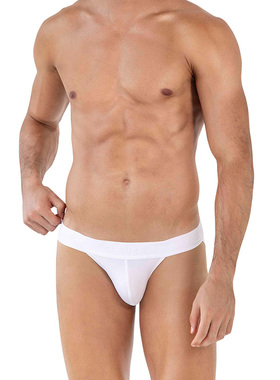 CleverModa 性感超薄男士三角内裤冰丝牛奶丝U凸囊袋运动高叉1627