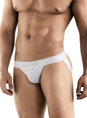 CleverModa 性感高弹网眼微透视男双丁内裤透气运动U凸囊袋 1769