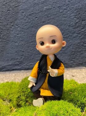 蓝烟斗X一禅小和尚mjd可动玩偶