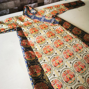 凤来栖汉服来料定制辽袍辽代插片袍北朝高领袍