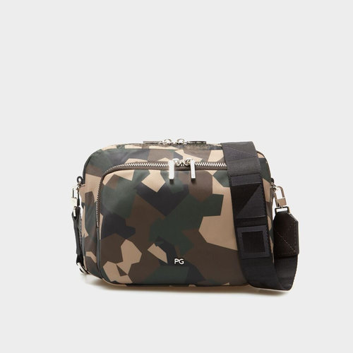 单肩斜跨女包迷彩抗水