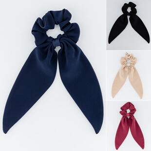 新品法国Alexandre De Paris巴黎亚历山大发饰长飘带马尾圈发圈