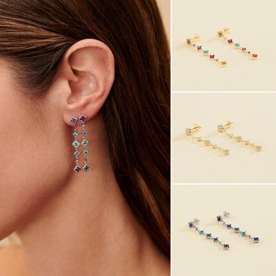 耳环agatha银高级感女