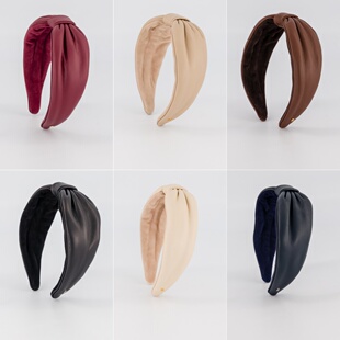 ALEXANDRE DE PARIS巴黎亚历山大经典款皮质德尔菲发箍发饰头饰