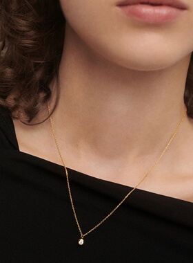 西班牙PDPAOLA小金豆项链女轻奢