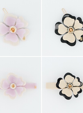 法国亚历山大园艺花朵马尾夹