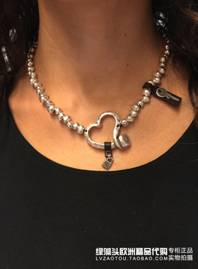 UNODE50项链欧洲纯手工挂锁女