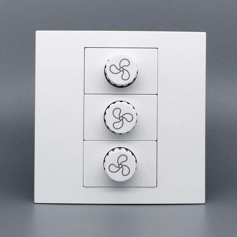 86型三位调速吊扇电风扇面板控制器无极旋钮调速器开关200W三联