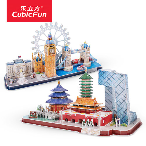 乐立方3d世界名建筑伦敦立体拼图