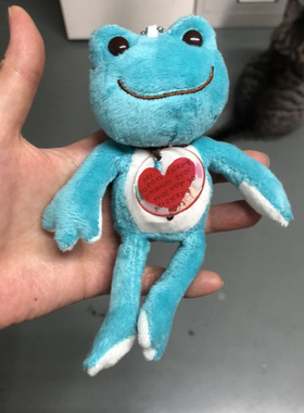 礼物外贸礼物日本卡通PICKLES the frog青蛙blue毛绒公仔玩具布偶