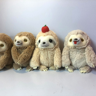 礼物礼物日单amuse amufun毛茸茸的超萌树懒毛绒玩具公仔娃娃玩偶