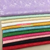 古风新款 提花面料冰裂梅花布料旗袍褶裙马面裙比甲汉服袄裙面料垂