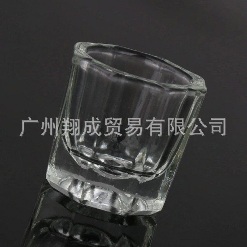 水晶美甲杯八角杯用品水晶美甲