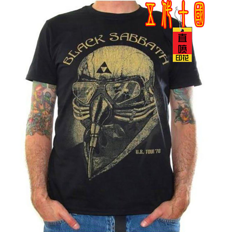 黑色安息日铁拳重金属欧美t恤