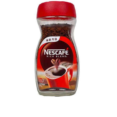 优惠雀巢速溶咖啡粉醇厚