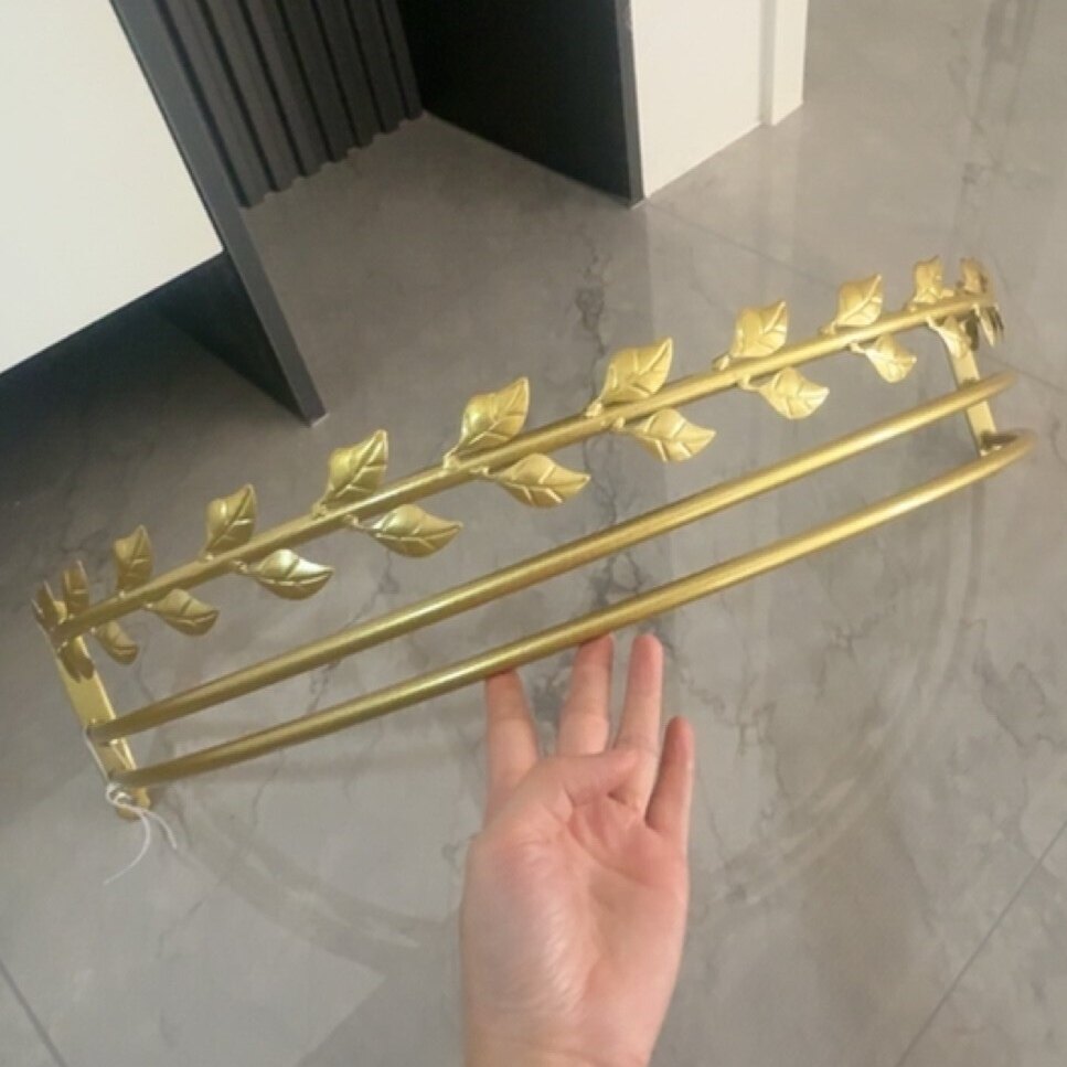 欧式铁艺双轨床幔架公主床头帘皇冠支架窗帘架蚊帐挂架布艺展示架
