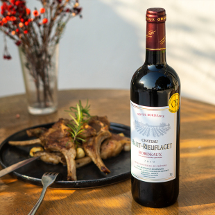 全球同步销售!原瓶进口!法国红酒波尔多AOC梅洛干红葡萄酒2022