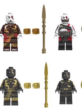 粤睿智达军事43型沼泽迷你98K德军MG42士兵MP40拼装玩具积木人仔