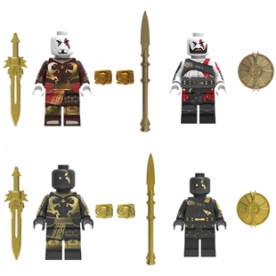 粤睿智达军事43型沼泽迷你98K德军MG42士兵MP40拼装玩具积木人仔