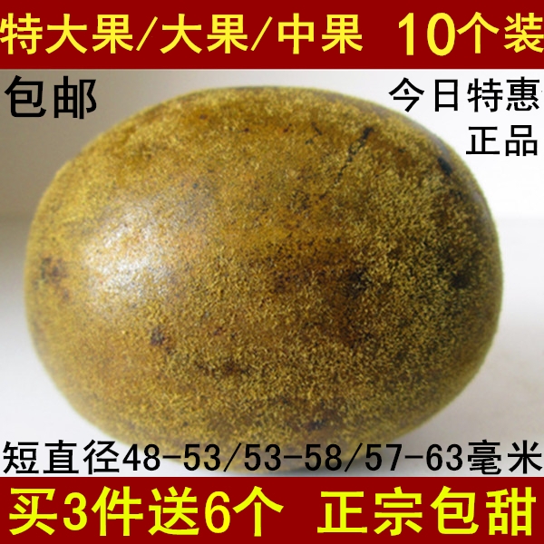 正宗罗汉果 特大果/大果/中果10个装 广西特产 桂林永福茶 正品