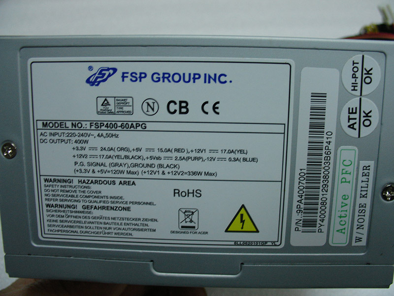 全汉FSP400-60APG工控机电源