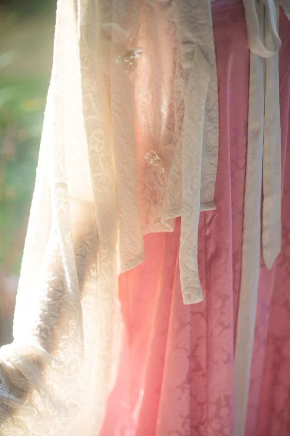 青泠谷原创汉服针织提花法门寺披衫