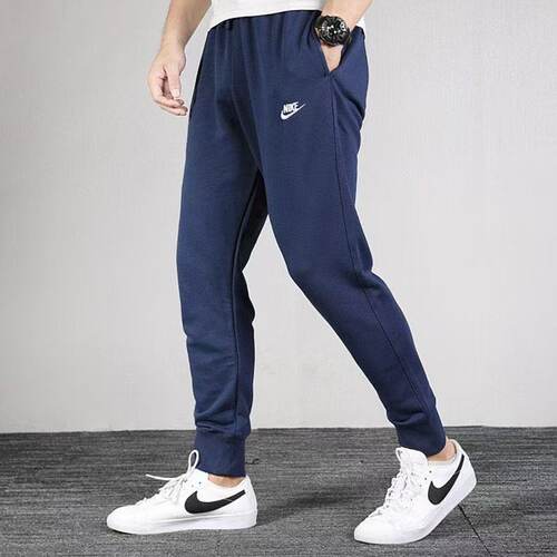 Nike耐克男裤春新款针织舒适宽松透气休闲运动小脚长裤BV2763-410