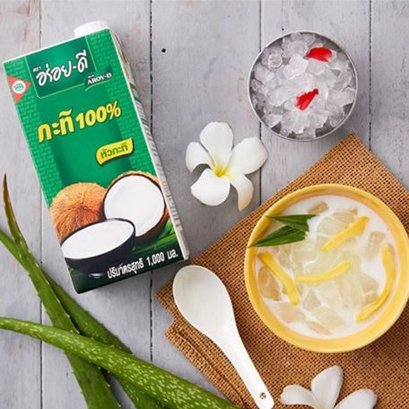 安来利aroy-d椰浆小包装1l*1盒奶茶店商用椰汁椰奶浆浓缩