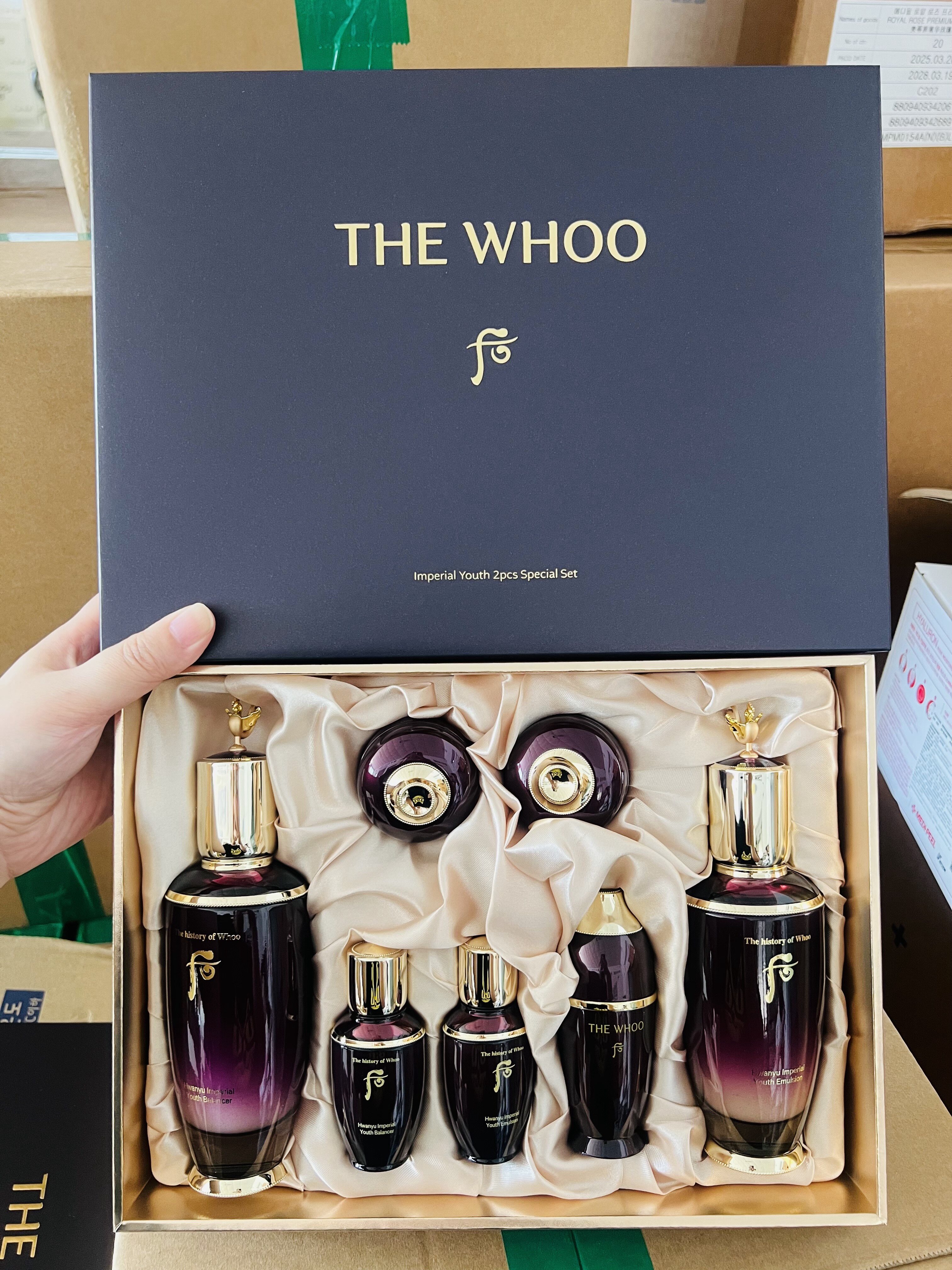 韩国新款Whoo后还幼水乳两件套套盒（总七件）