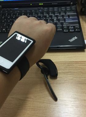 适用于苹果ipod nano7保护套新nano8腕带nano 7 手腕硅胶套手表带拍拍圈