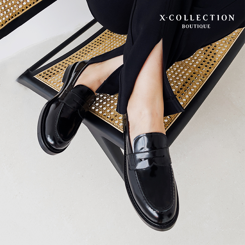 经典xcollection乐福鞋英伦厚底