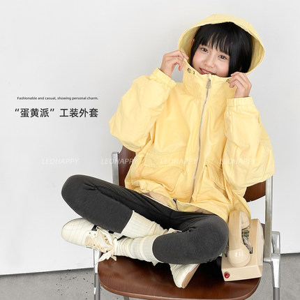 LEOHAPPY女童外套2025新款秋冬款儿童摇粒绒外套加绒亲子夹克上衣