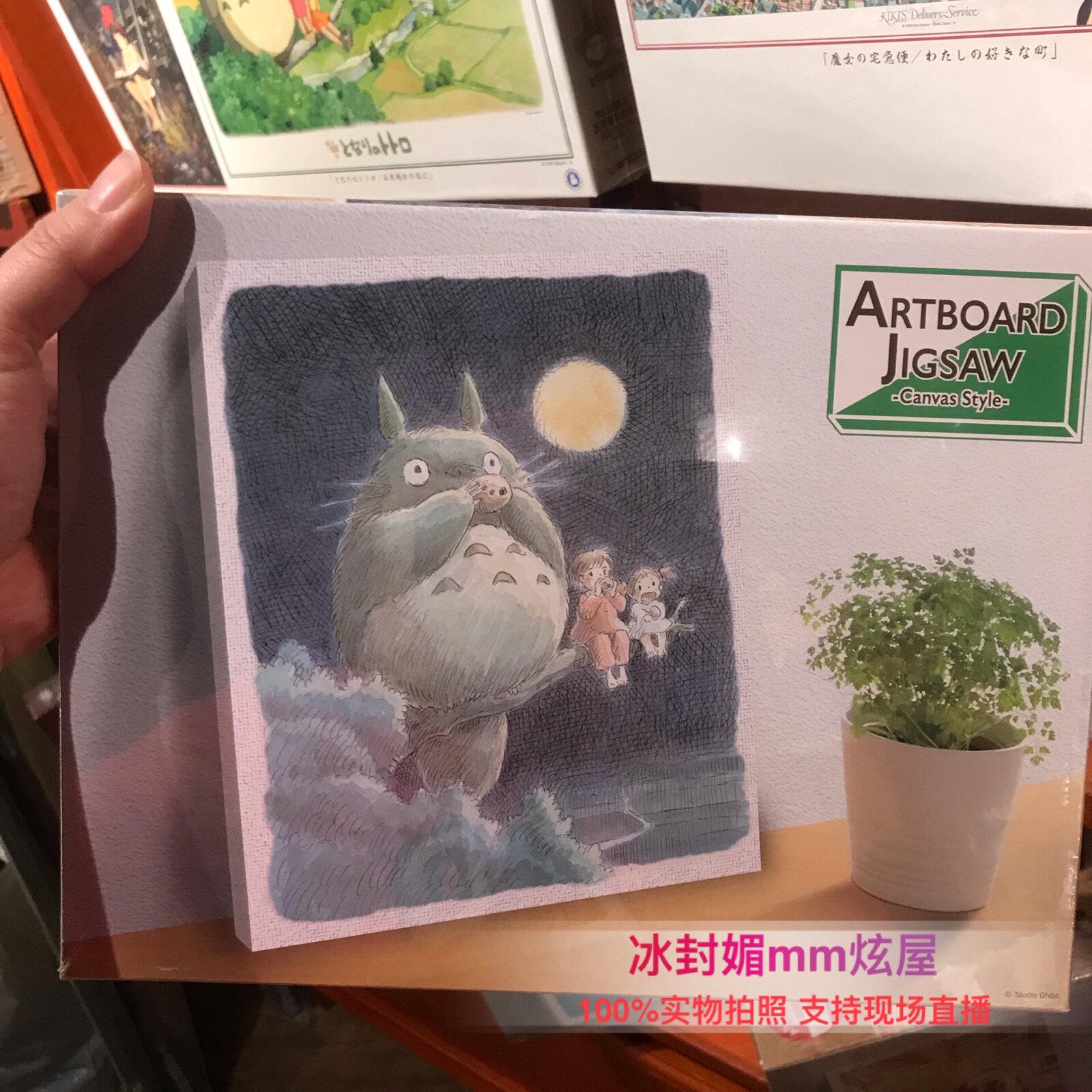 上海橡子共和国宫崎骏吉卜力366片艺术拼图龙猫月夜下的合唱团