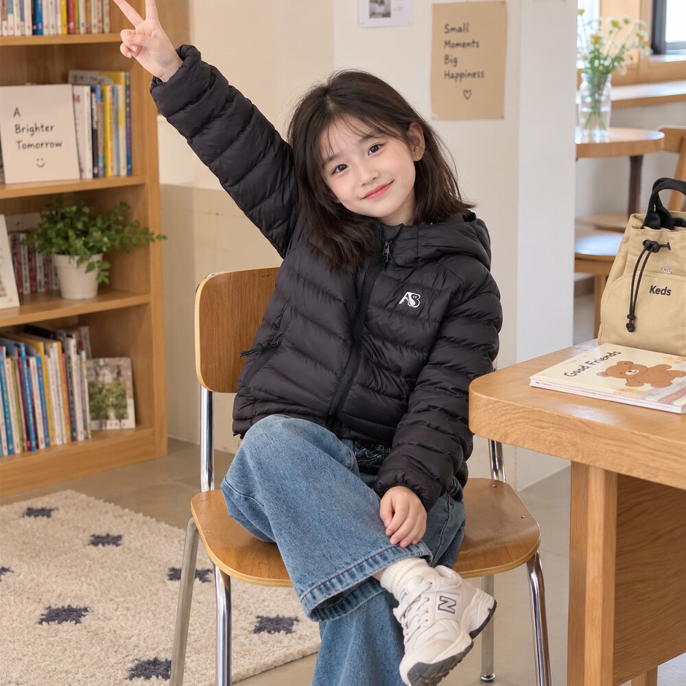 2026冬季新款儿童鹅绒服轻薄款特氟龙三防新国标连帽外套中大童潮