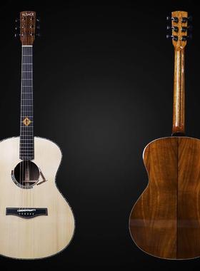 ALSACE阿尔萨斯APFC联名款美国定制40寸亮光云杉指弹全单民谣吉他