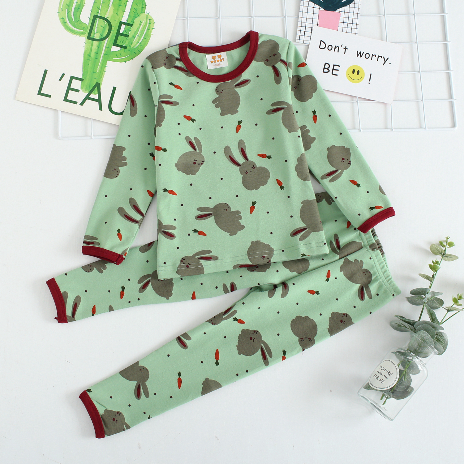 儿童内衣套装纯棉男童女童秋衣秋裤中小童家居服保暖睡衣长袖韩版|ruв категории Детская одежда, детей белье, белье костюм - от Buy2taobao.com для оказания профессиональной услуги покупки агента Taobao